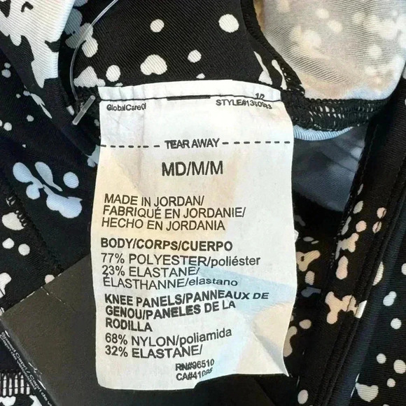 UnderArmour Black and White Print Compression Capri Leggings - Size M & XS - Picture 11 of 12